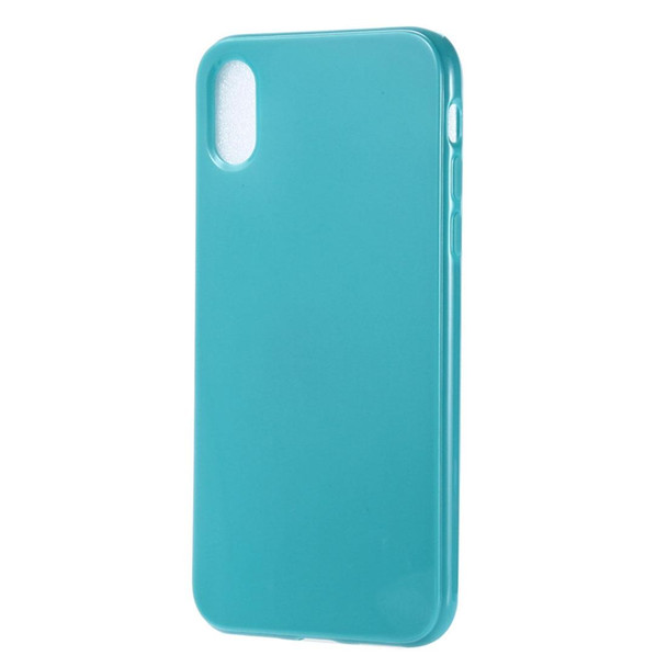 For iPhone XR Candy Color TPU Case(Green)