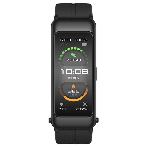 Original Huawei Band B6 FDS-B19 1.53 inch AMOLED Screen IP57 Waterproof Smart Bluetooth Earphone Wristband Bracelet, Sport Version, Support Heart Rate Monitor / Information Reminder / Sleep Monitor (Obsidian Black)