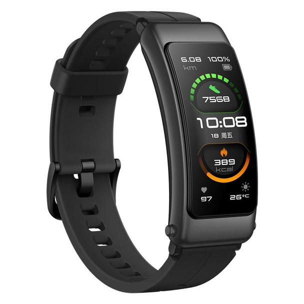 Original Huawei Band B6 FDS-B19 1.53 inch AMOLED Screen IP57 Waterproof Smart Bluetooth Earphone Wristband Bracelet, Sport Version, Support Heart Rate Monitor / Information Reminder / Sleep Monitor (Obsidian Black)