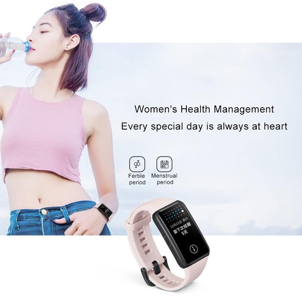 Original Huawei Honor Band 6 1.47 inch AMOLED Color Screen 50m Waterproof Smart Wristband Bracelet, Standard Version, Support Heart Rate Monitor / Information Reminder / Sleep Monitor(Black)