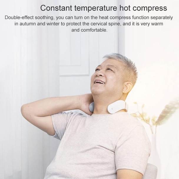 Original Xiaomi G2 Jeeback Neck Massager L-Shaped Far Infrared Heating Massage Device(White)
