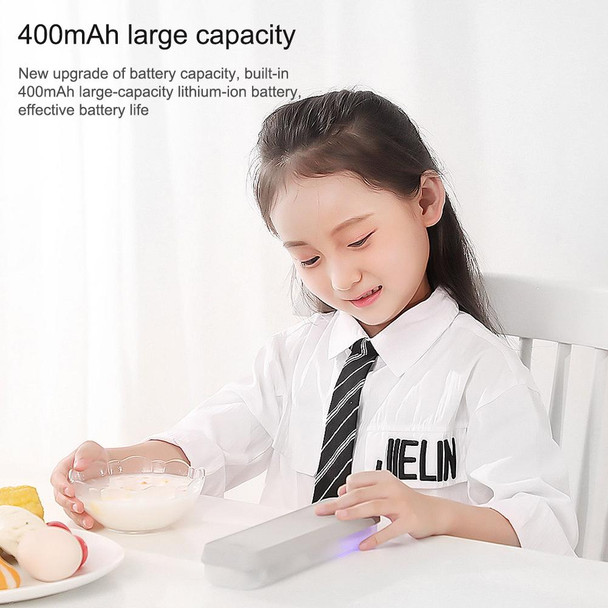 Original Xiaomi Youpin FIVE Portable Spoon Chopsticks Sterilized Box (Grey)