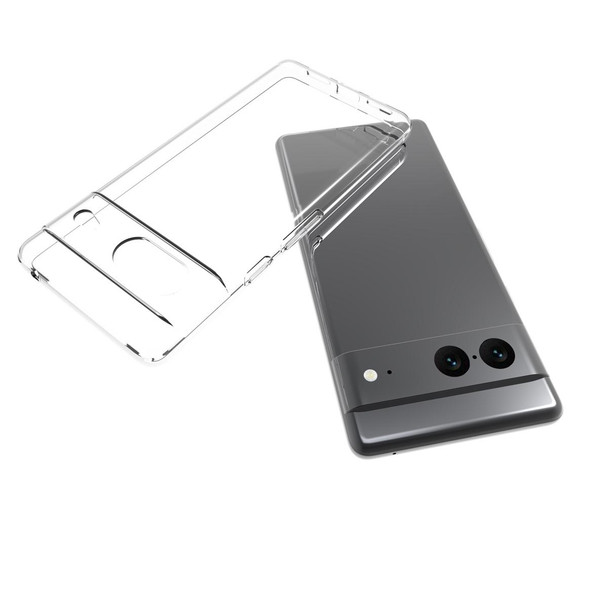 For Google Pixel 7 Waterproof Texture TPU Phone Case(Transparent)