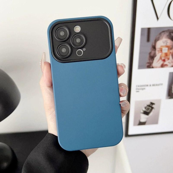 For iPhone XR Liquid Silicone Phone Case(Blue)