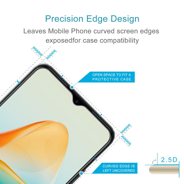 For ZTE Axon 40 Lite 10pcs 0.26mm 9H 2.5D Tempered Glass Film