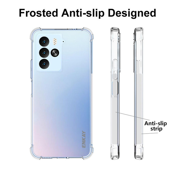 For HTC U23 Pro ENKAY Hat-Prince Transparent TPU Shockproof Phone Case