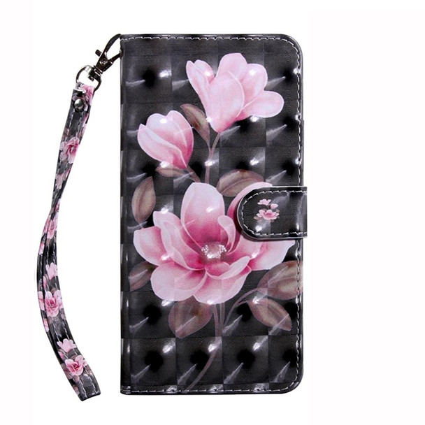 For Xiaomi Redmi Note  12 Pro+ 5G Global 3D Painted Pattern Leather Phone Case(Pink Flower)