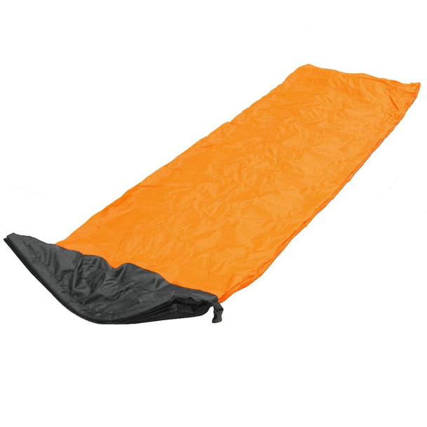 Inflatable Lounger Polyester Fabric Compression Air Bag Sofa for Beach / Travelling / Hospitality / Fishing, Size: 185cm x 75cm x 50cm, Normal Quality(Orange)