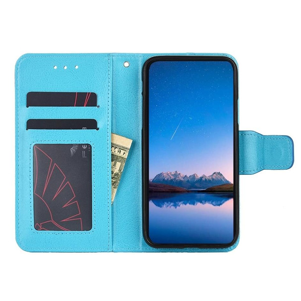 For OPPO A1 5G Crystal Texture Leatherette Phone Case(Sky Blue)