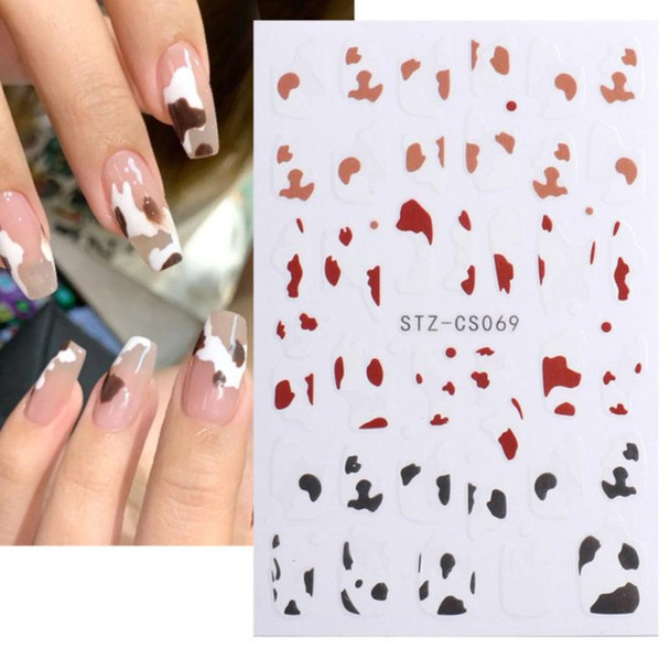 10pcs French Style Manicure Sticker Pop Stripe Line Nail Sticker(Stz-CS069)