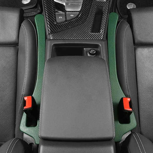 Car Seat Gap Bar Car Interior Armrest Box Gap Leak-proof Filler (Green)