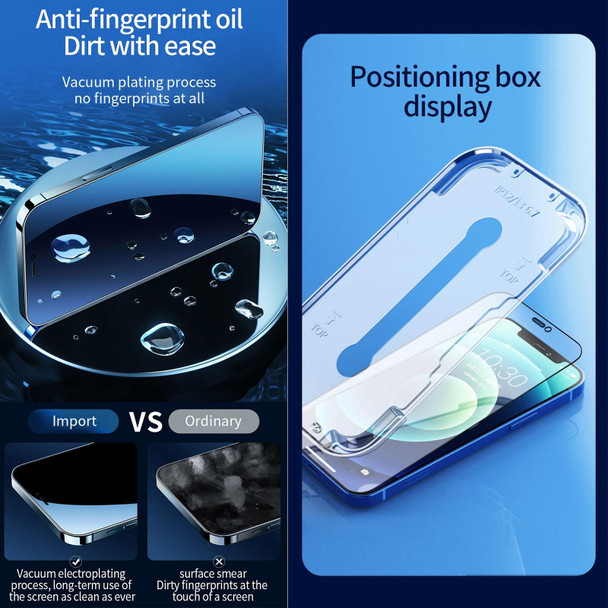 25 PCS Fast Attach Dust-proof Anti-static Tempered Glass Film - iPhone 11 Pro / XS / X