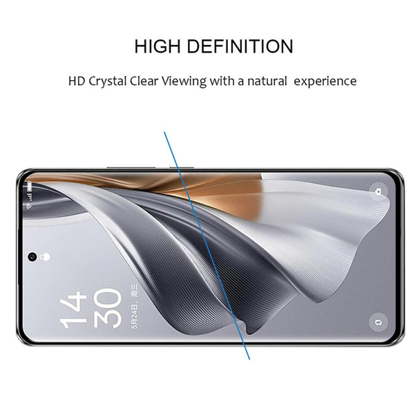 For OPPO Reno10 3D Curved Edge Full Screen Tempered Glass Film