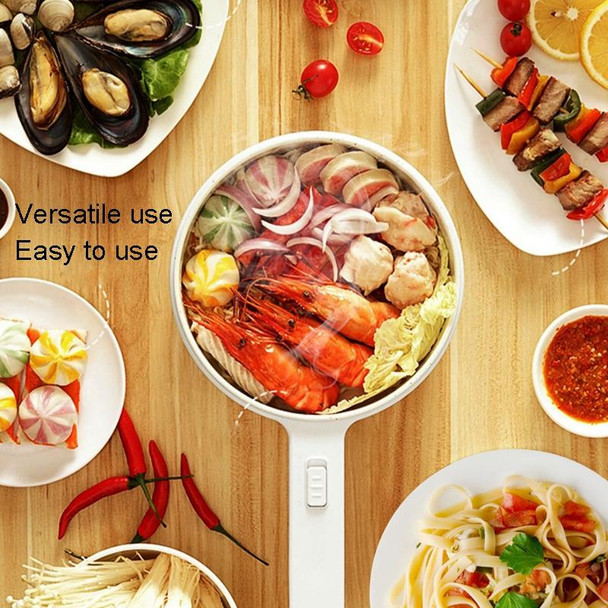 Mechanical Model Single Layer Electric Boiling Pot Household Multifunctional Small Electric Cooker(US Plug)