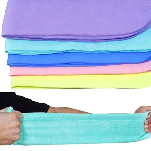 KANEED Super Absorption Clean Cham PVA Synthetic Chamois Car Wash Towel, Size: 66cm x 43cm x 0.2cm (Random Color Delivery)