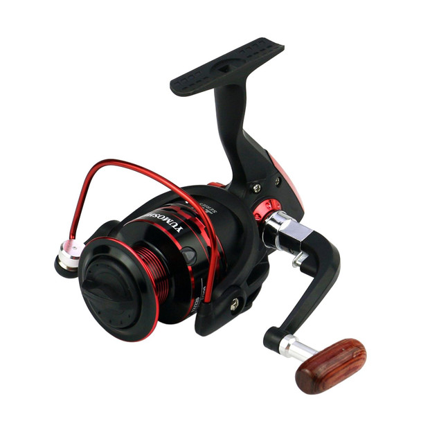 YUMOSHI JX1000 Wooden Handlebar Metal Head Fishing Reel Spinning Wheel