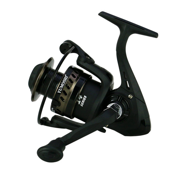 YUMOSHI LS3000 Metal Head Fishing Reel Sea Rod Spinning Reel(Folding Swing Arm+Hard Rubber Grip)