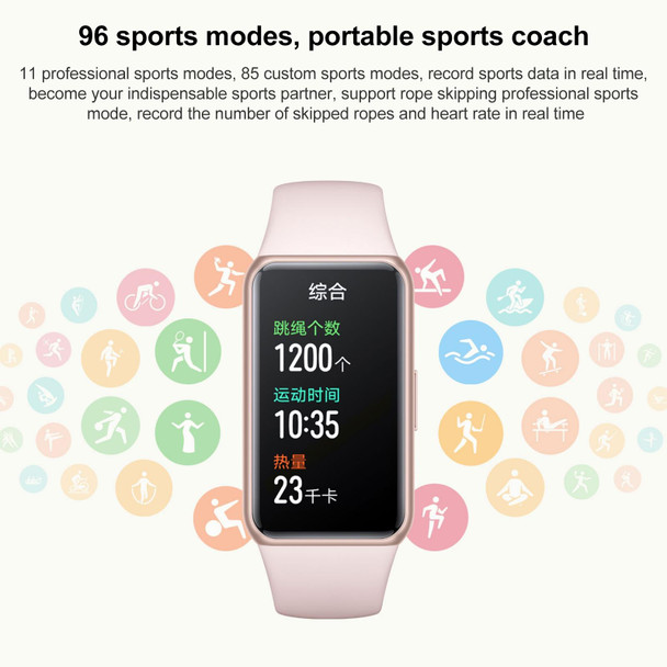 Honor Band 7 NFC, 1.47 inch AMOLED Screen, Support Heart Rate / Blood Oxygen / Sleep Monitoring(Pink)