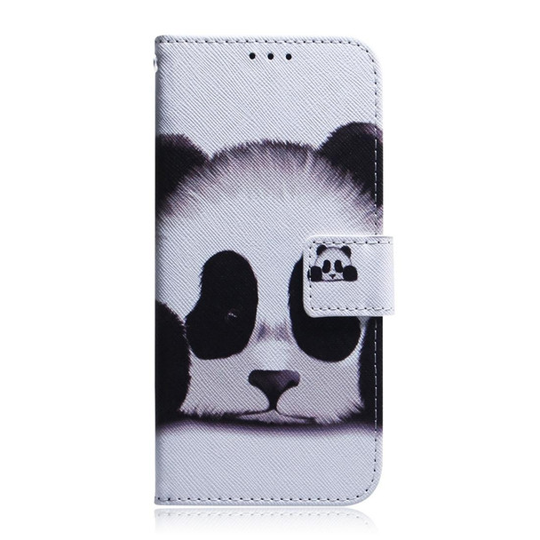 For Tecno Pova 5 Coloured Drawing Flip Leatherette Phone Case(Panda)