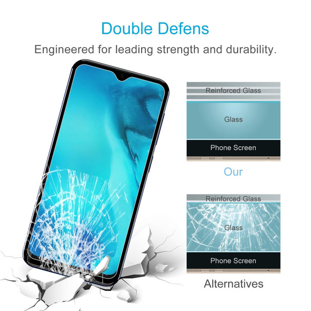 50 PCS 0.26mm 9H 2.5D Tempered Glass Film - Doogee X93