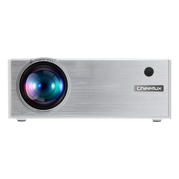 Cheerlux C7 1800 Lumens 800 x 480 720P 1080P HD WiFi Smart Projector, Support HDMI / USB / VGA / AV(White)