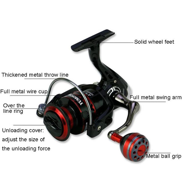 YUMOSHI RS3000 Metal Rocker Fishing Reel