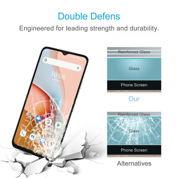 For UMIDIGI G3 50pcs 0.26mm 9H 2.5D Tempered Glass Film