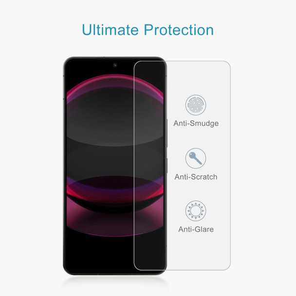 For Sharp Aquos R8 Pro 10pcs 0.26mm 9H 2.5D Tempered Glass Film