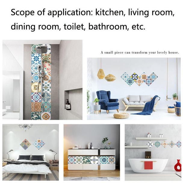 Thickened Wall Stickers Wallpaper Self-Adhesive PVC Floor Tile Stickers Waterproof And Wear-Resistant Floor Stickers(A)