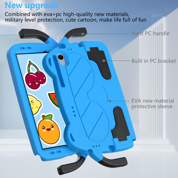 For Nokia T20 10.36 2021 Ice Baby EVA Shockproof Hard PC Tablet Case(Sky Blue+Black)