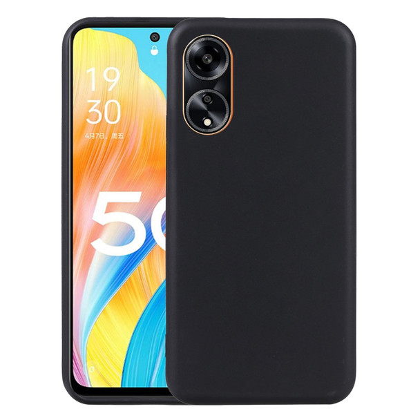 For OPPO A1 5G TPU Phone Case(Black)