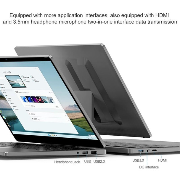 N95 Yoga Laptop, 15.6 inch, 12GB+128GB, Windows 10, Intel Alder Lake N95 Quad Core 1.7GHz-3.4GHz, Support Dual Band WiFi / BT