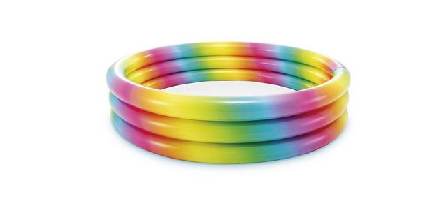 Intex pool rainbow ombre 3 ring 147x33cm