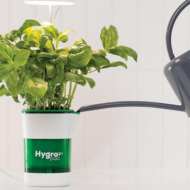 LED Grow Light & Self-Watering Plant Pot