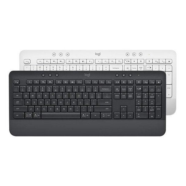 Logitech K650 Wireless Bluetooth Dual Mode Silent Keyboard (Black)