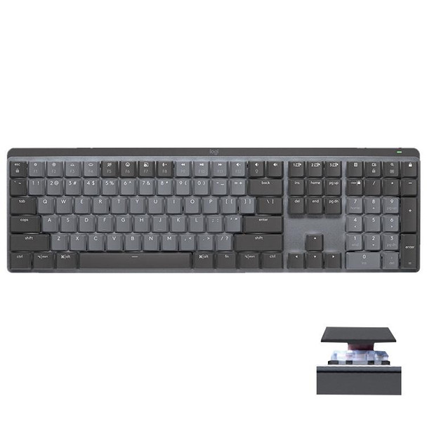 Logitech MX Mechanical Wireless Bluetooth Dual Mode Keyboard with Logi Bolt USB Receiver(Brown Axis)