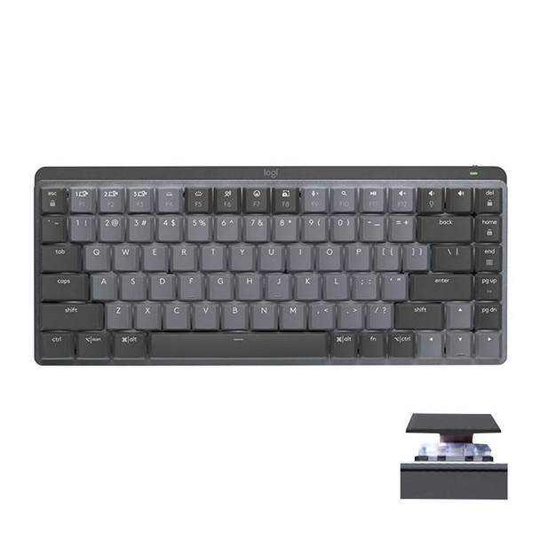 Logitech MX Mechanical Mini Wireless Bluetooth Dual Mode Keyboard with Logi Bolt USB Receiver(Brown Axis)