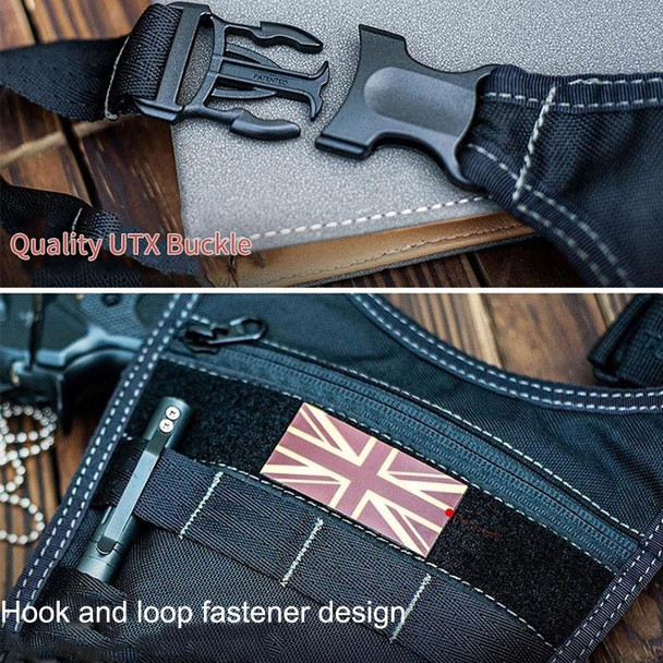 Armpit Invisible Shoulder Messenger Bag Personal Anti-theft Wallet(Black)