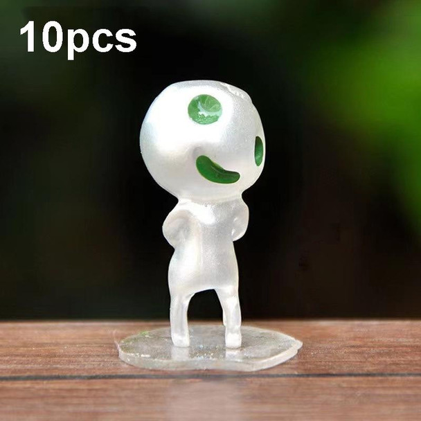 No. 10 Halloween Alien Ghost Micro Landscape Ornament(Green Light)