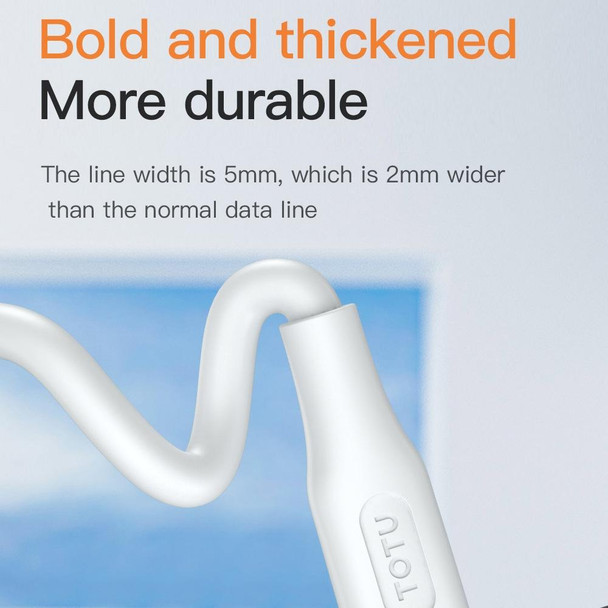 TOTU CB-4 Series USB-C / Type-C to USB-C / Type-C Fast Charge Data Cable, Length:1m(White)