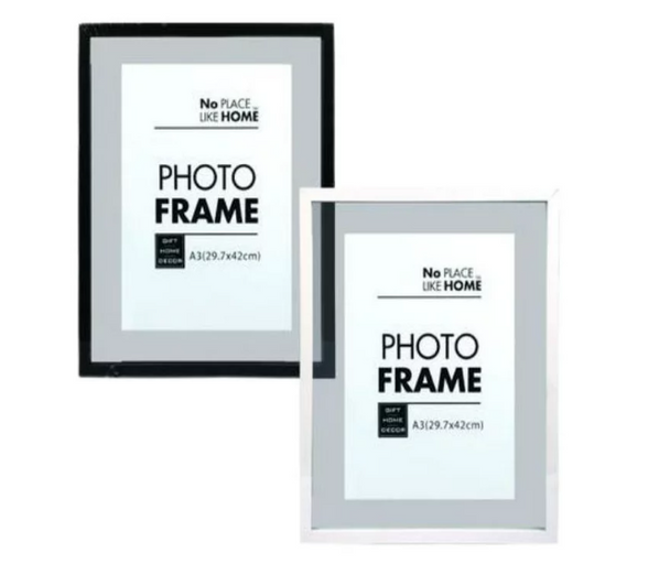 Picture-frame cert mdf a3 inlay asstd- Black