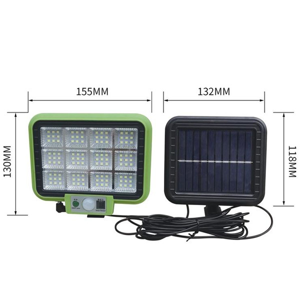 12 x 9 LED Outdoor Waterproof Solar Split Type Wall Light Human Induction Garden Corridor Household Street Light