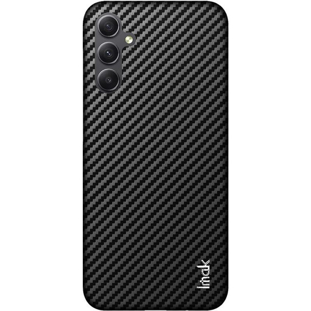 For Samsung Galaxy A34 5G imak Ruiyi Series Carbon Fiber PU + PC Phone Case