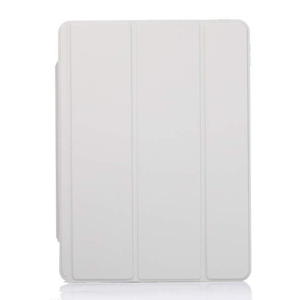 For iPad Pro 11 2022 / 2021 / 2020 3-Fold Lock Buckle Leatherette Smart Tablet Case(Grey)