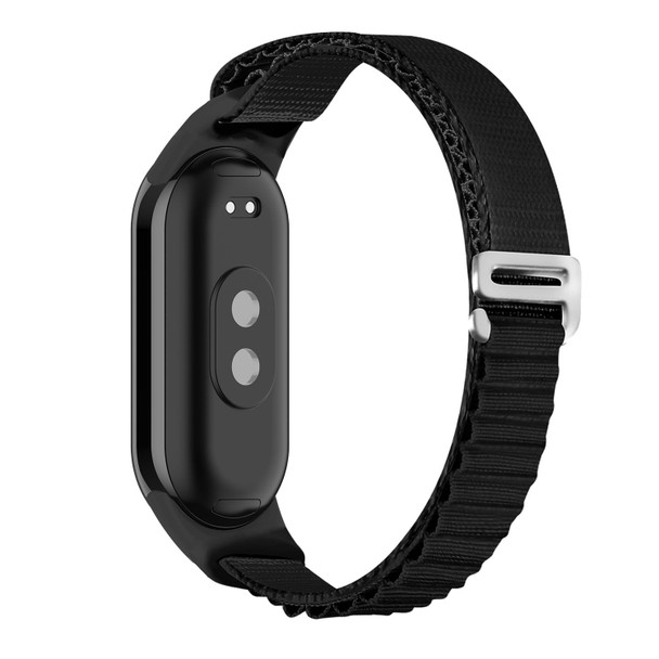 For Xiaomi Mi Band 8 Loop Nylon Watch Band(Balck)