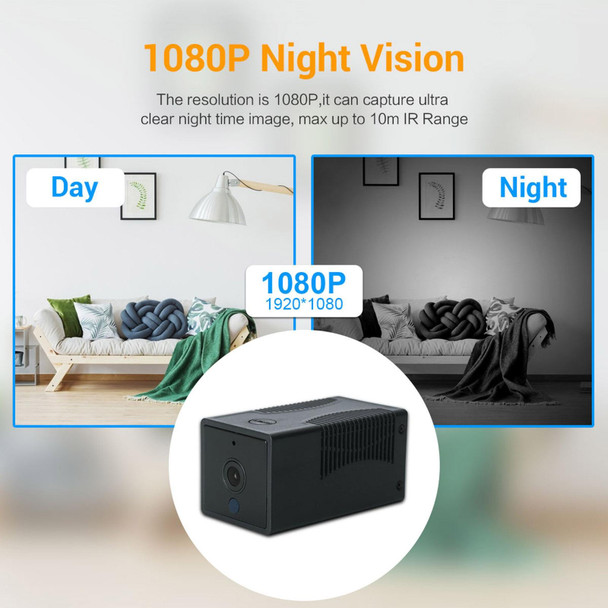 G17 2.0 Million Pixels HD 1080P Smart WiFi IP Camera, Support Night Vision & Two Way Audio & Motion Detection & TF Card, EU Plug