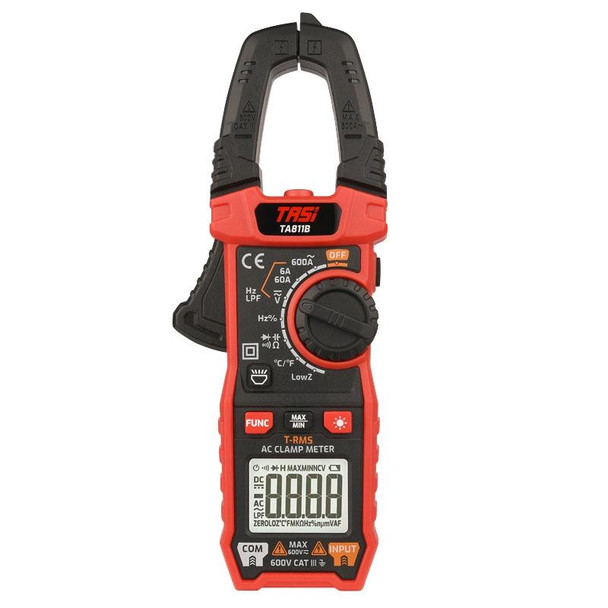 TASI TA811B Clamp Meter High Accuracy AC DC Voltage Ammeter