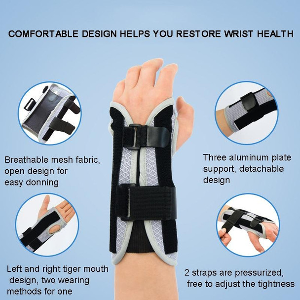 Breathable Wrist Support Splint Wrist Brace Protector Band Arthritis Carpal Tunnel Hand Sprain Tendinitis Wristband