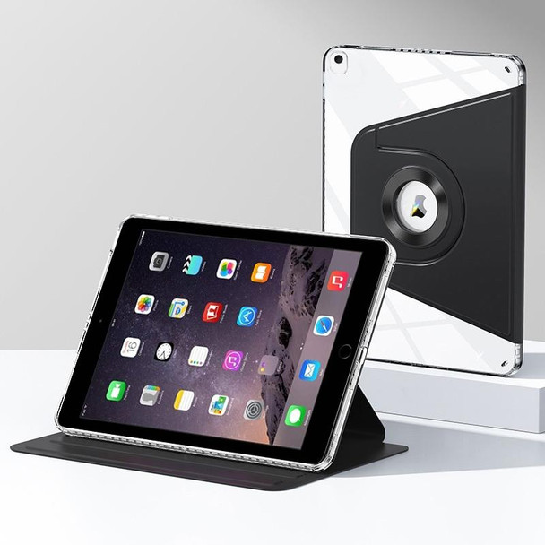 For iPad Air / Air 2 / 9.7 2017 / 2018 Magnetic Split Leatherette Smart Tablet Case(Black)
