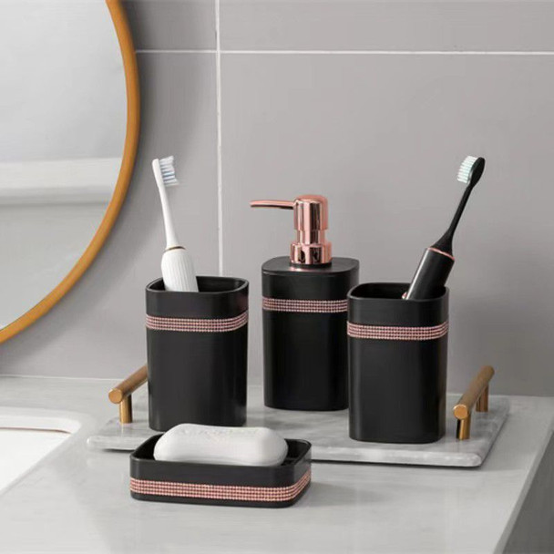 4 Piece Luxury Bathroom Accessory Set